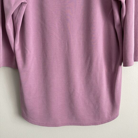 Segments Top Womens Base Layer Purple Ribbed Shirt Size XL Modal Soft Casual - Picture 7 of 8